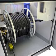 公司为海南省某港口码头定制的固定式岸电卷筒